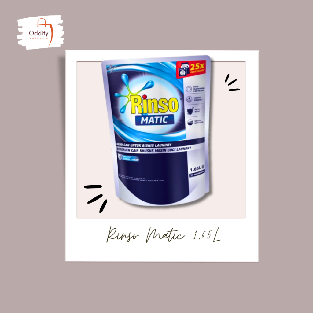Rinso Matic - Rinso Matic Cair 1,65L