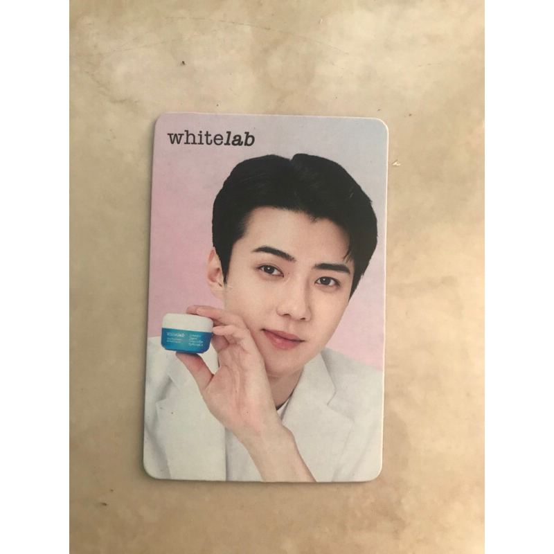 photocard/pc sehun whitelab