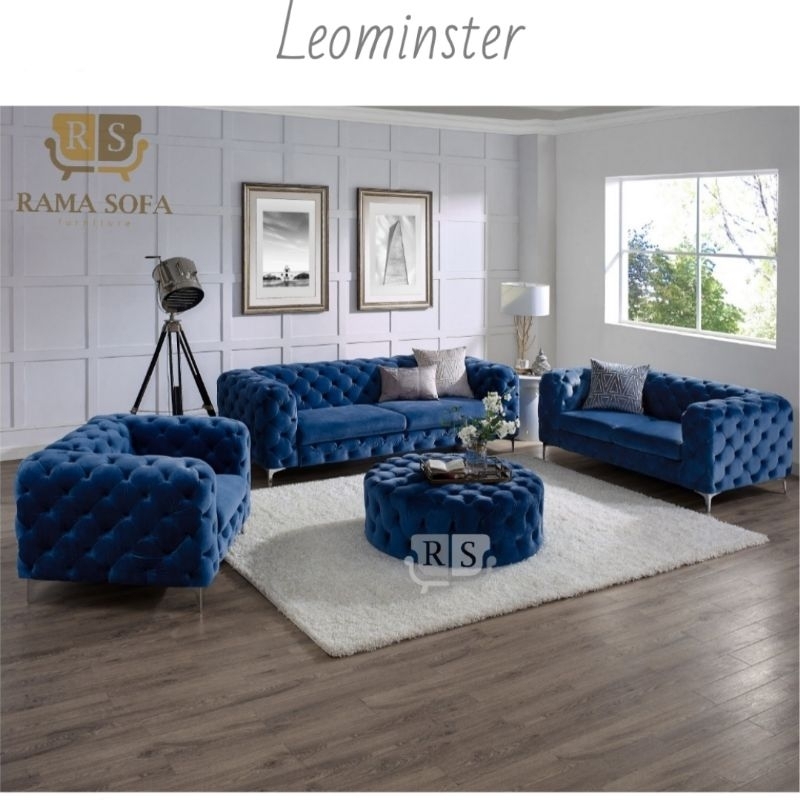 Sofa chesterfild kancing seribu sofa set sofa ruang tamu sofa mewah sofa highclass living room furni