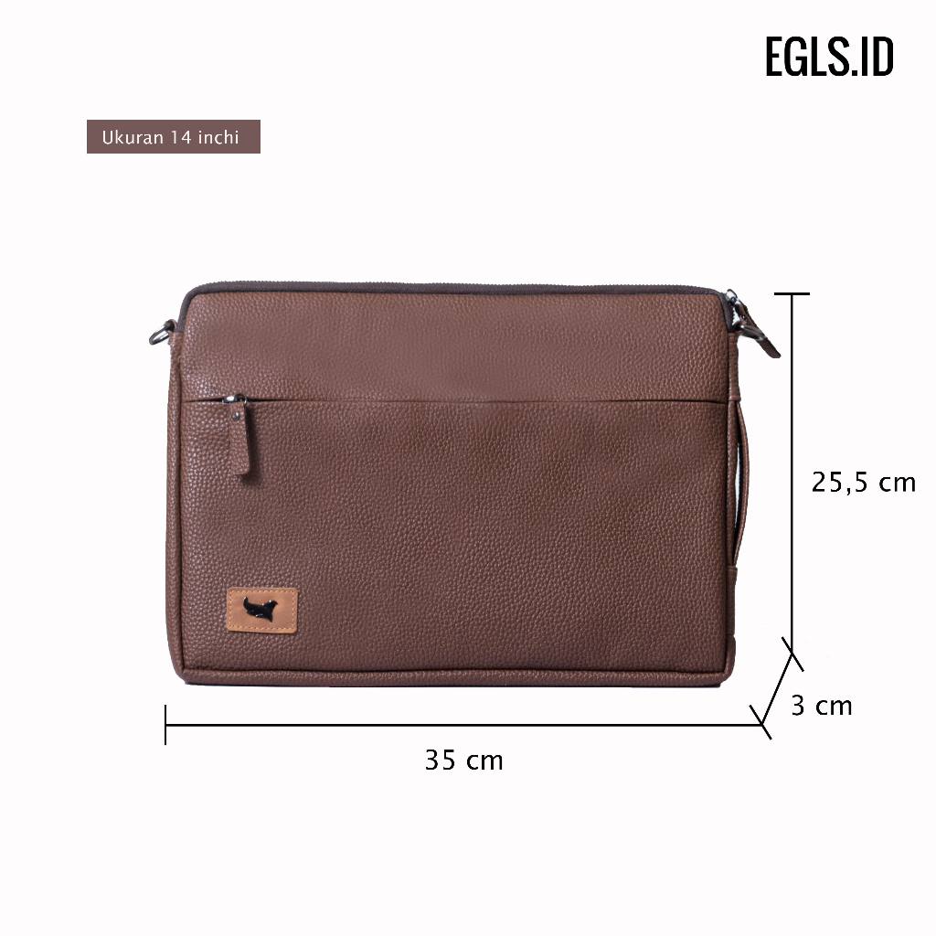Tas Laptop Case Pria Wanita Bahan Kulit Premium Motif Jeruk Terbaru - EGLS.ID