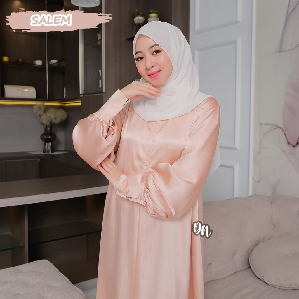 KARINA DRESS CARDENZA SILK SIMAR KILAP MEWAH GAMIS PESTA WANITA SYARI OOTD FASHION TERKINI