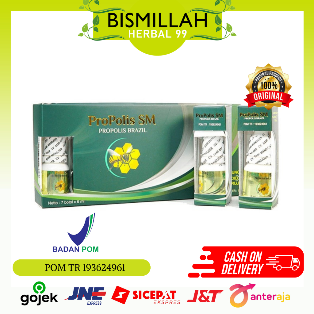 Propolis SM Brazilian 100ml | Propolis Asli Original Berkualitas & Murni