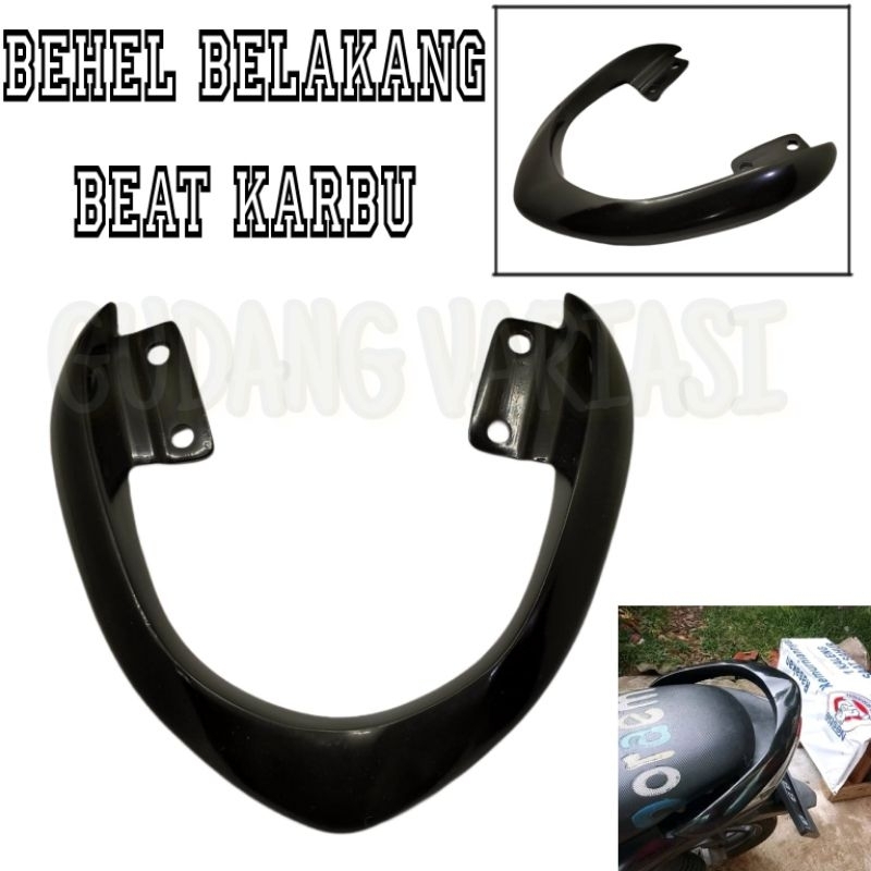 BEHEL JOK BELAKANG BEAT KARBU LAMA/begel pegangan belakang model original beat karbu