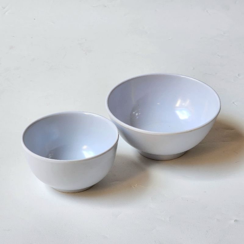 Mangkuk Saos Sambal Golden Dragon Mangkok Kaki Mangkok Kecil Putih Melamin W0704B