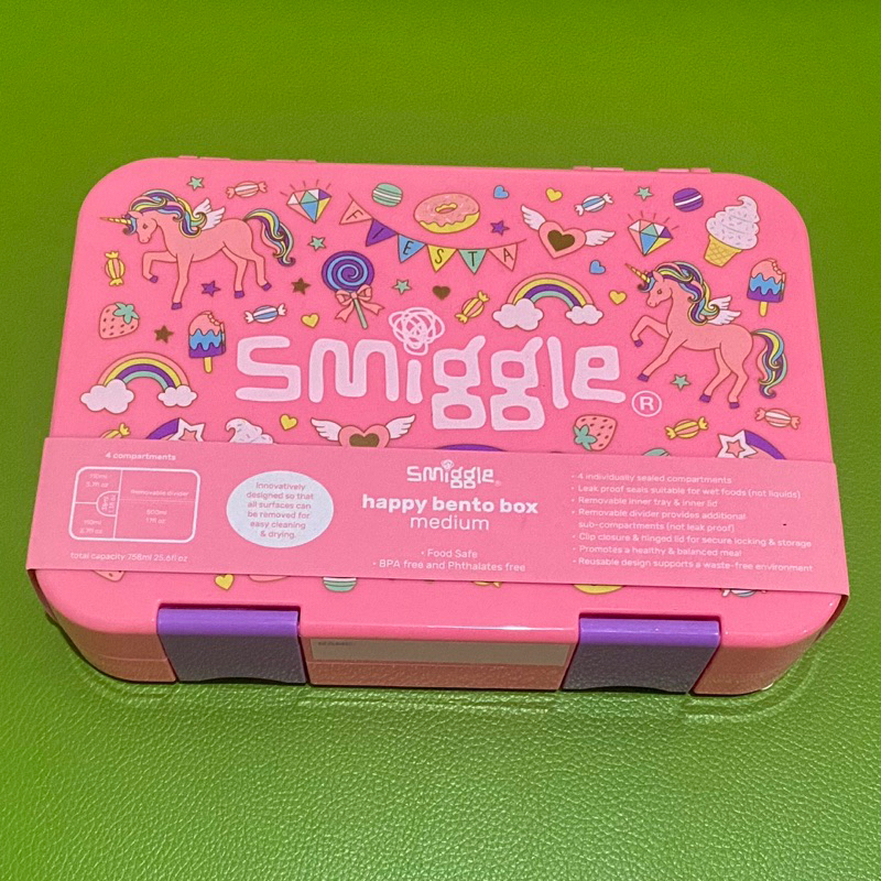 Smiggle Fiesta Medium Bento Lunchbox