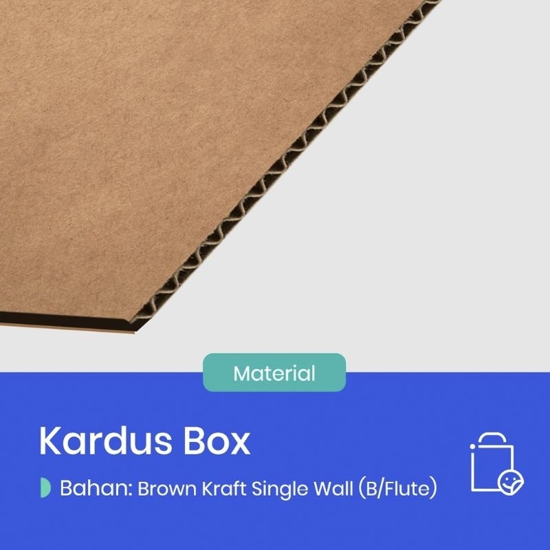 Kardus Polos Box Karton Packing Murah UK 20 x 10 x 8