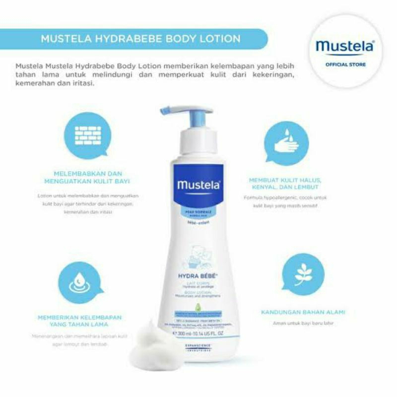 Mustela Hydra Bebe Body Lotion