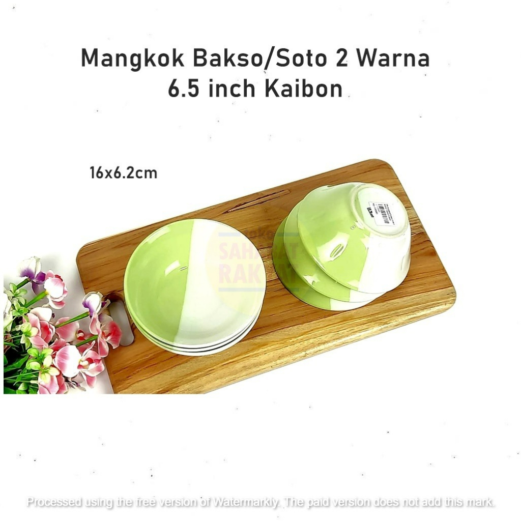 UTL006A Mangkok Bakso/Soto 2 Warna Toyoki/Kaibon