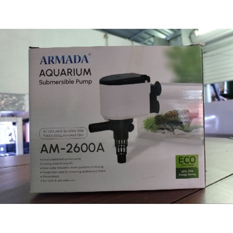 Armada 2600 Am 2600 pompa akuarium 2600