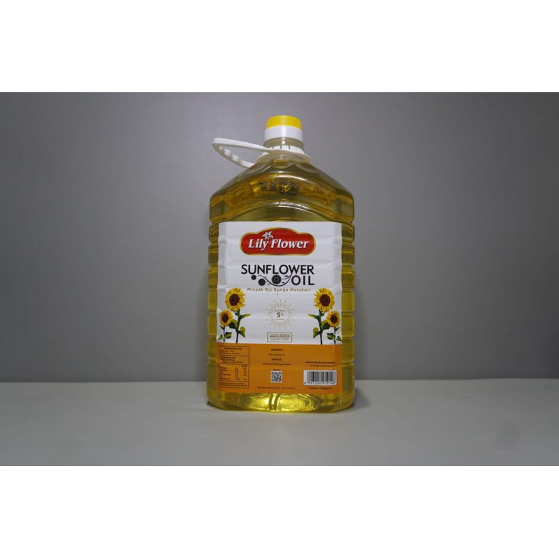 

SUNFLOWER OIL 5LTR LILYFLOWER MINYAK BUNGA MATAHARI 5LTR