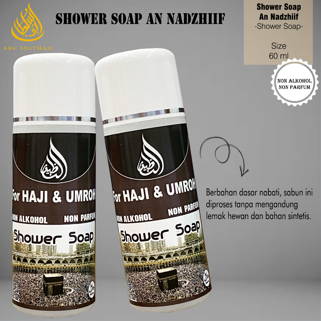 Sabun Mandi An Nadzhiif Grosir 60 ML Natural Perlengkapan Mandi Haji Umroh