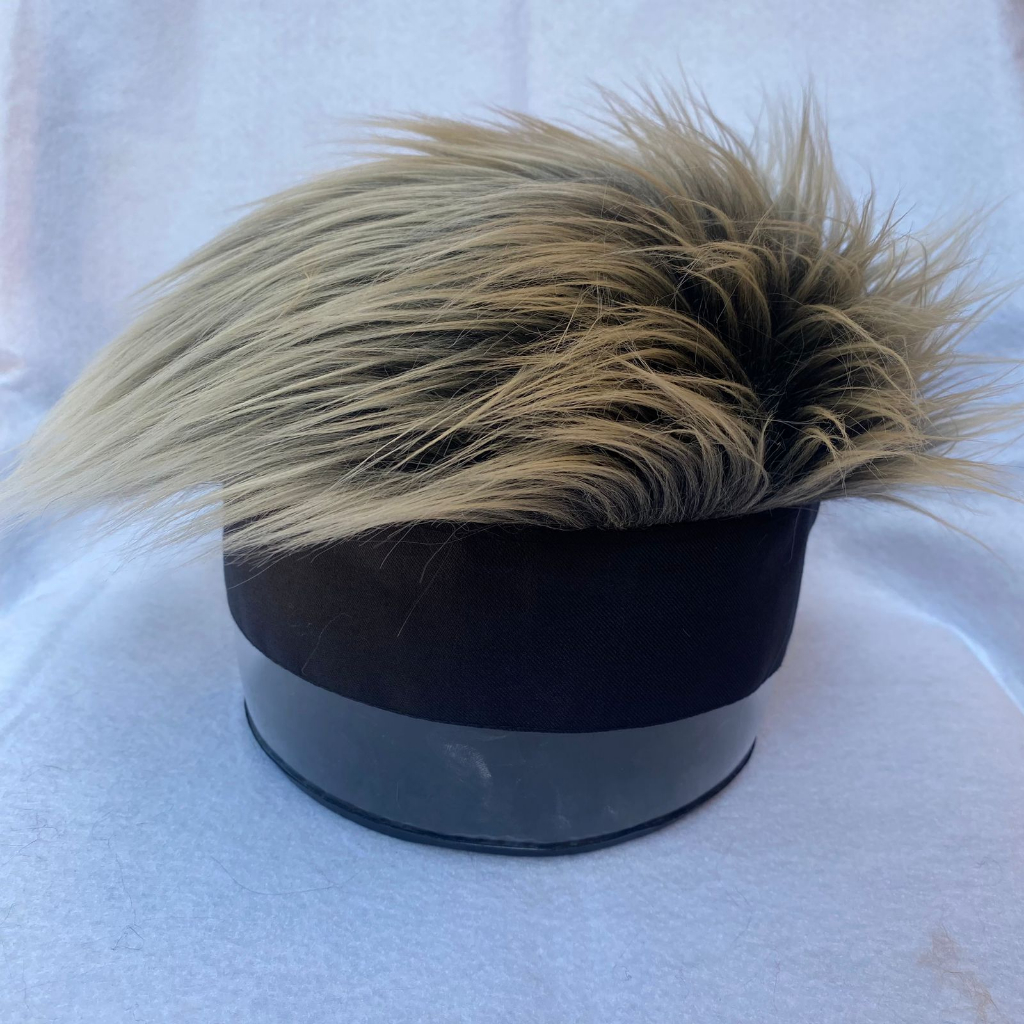 Topi wig pria rambut palsu