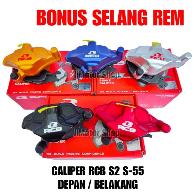 KALIPER CALIPER RCB S55 SONIC 150 R DEPAN BELAKANG - KEPALA BABI PALA BABI RCB S 55 SONIC 150 R DEPAN BELAKANG