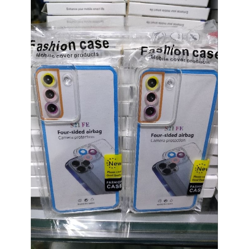 Softcase Samsung S21 FE Silikon Casing Case Bening Transparan Pelindung Pro Camera