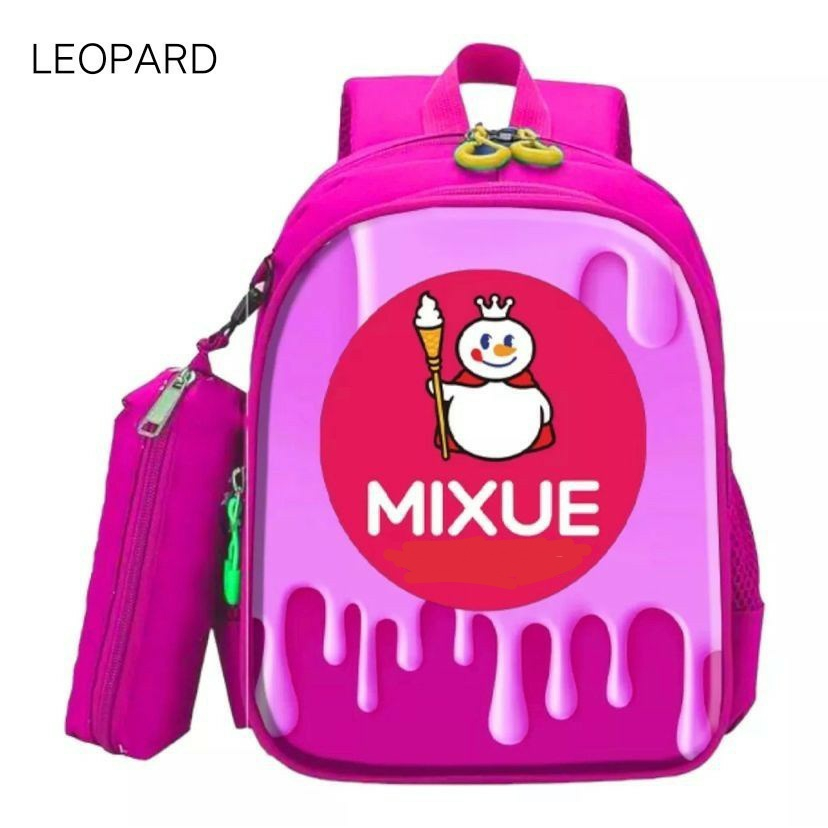 Tas Ransel Anak Sekolah Laki-laki dan Perempuan Paud Tk Sd Motif Mixue