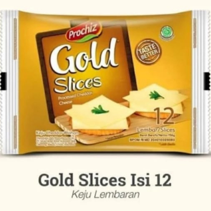 

keju prochiz gold slice 12 lembar