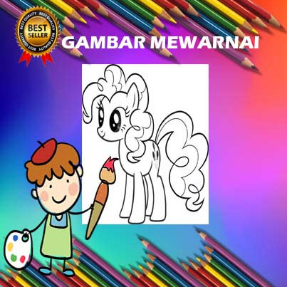 Gambar Sketsa Mewarnai / Little Pony / Part 3 / Gambar Sketsa / Gambar mewarnai / Kertas Gambar Mewa