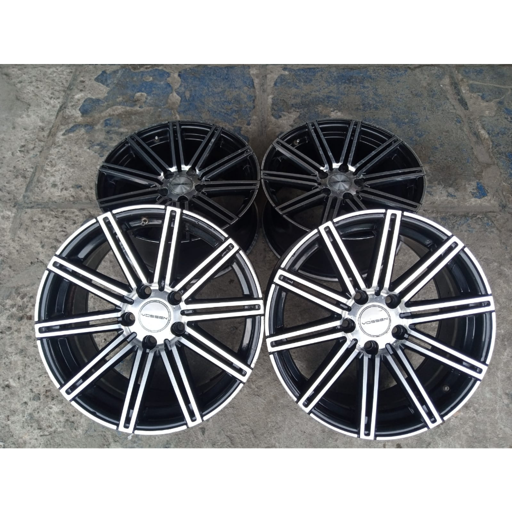 velg seken bekas murah berkualitas geratis ongkir vossen ring 17x7 lubang 5x114 seken bekas murah be