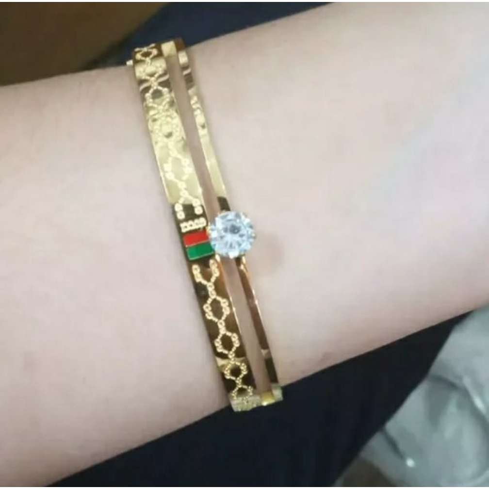 Gelang Titanium GC Permata