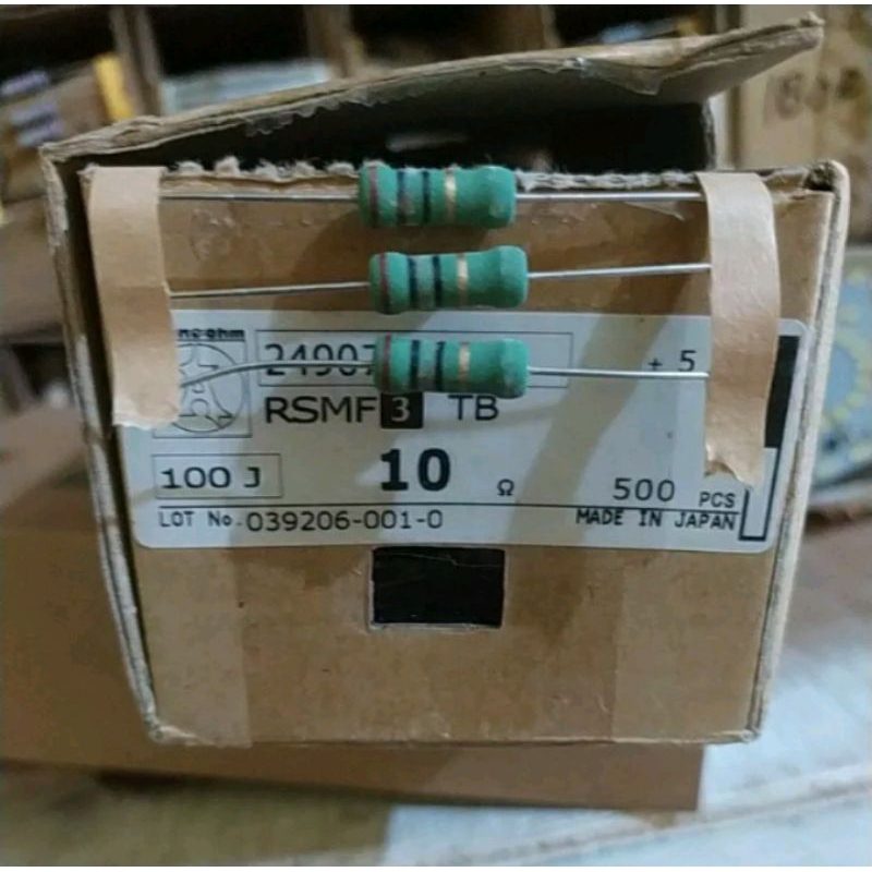 Resistor 3 watt 10 ohm Japan