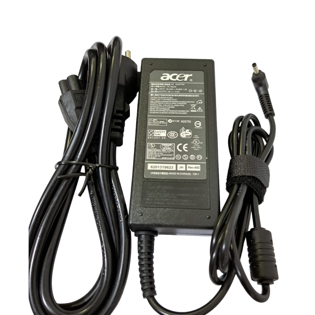 Adaptor Charger Acer Iconia Tablet W700P-5331 W700P-5333 W700P-6674 19V 3.42A
