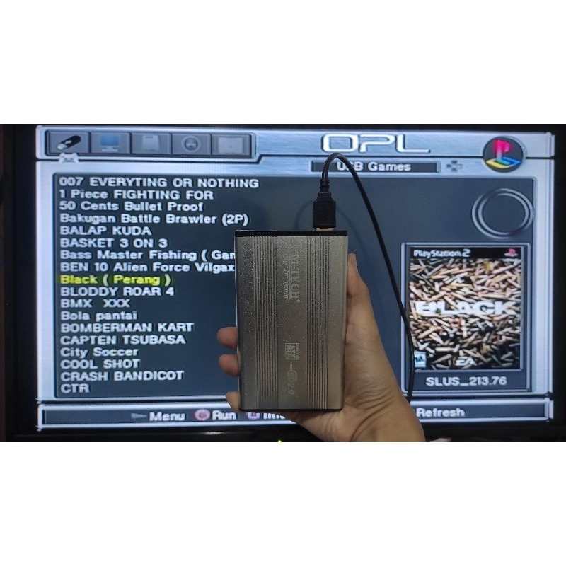 HDD/HARDISK EXTERNAL PS2 40GB