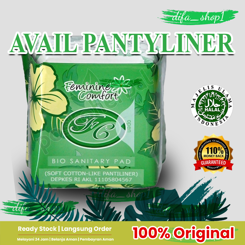 Avail Pantyliner Pembalut Avail Herbal Pantyliner Untuk Kesehatan