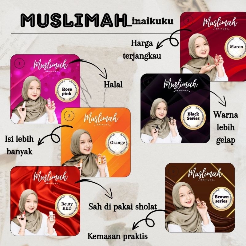 Inai Kuku Muslimah (HALAL)