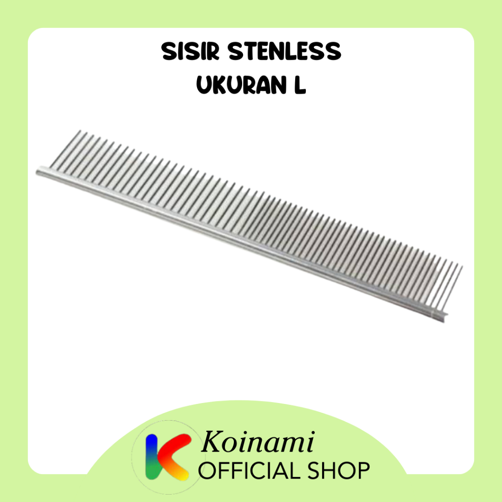 SISIR STENLES L /SISIR KUCING ANJING /  GROOMING / AKSESORIS ANJING / AKSESORIS KUCING