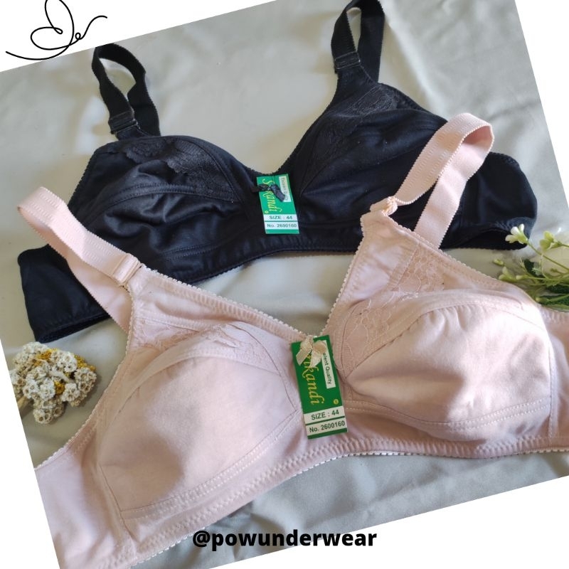 Bra/BH Jumbo Size 44 tanpa kawat tanpa busa - POWUnderwear