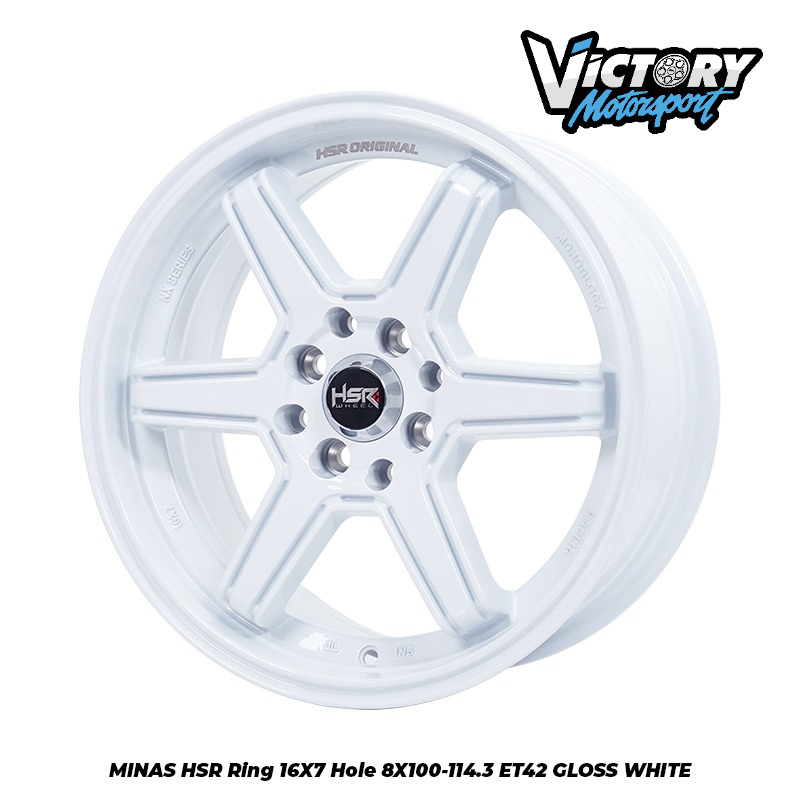 VELG JDM R16 HSR MINAS COCOK UNTUK MOBIL JAZZ,YARIS,BRIO,IGNIS DLL