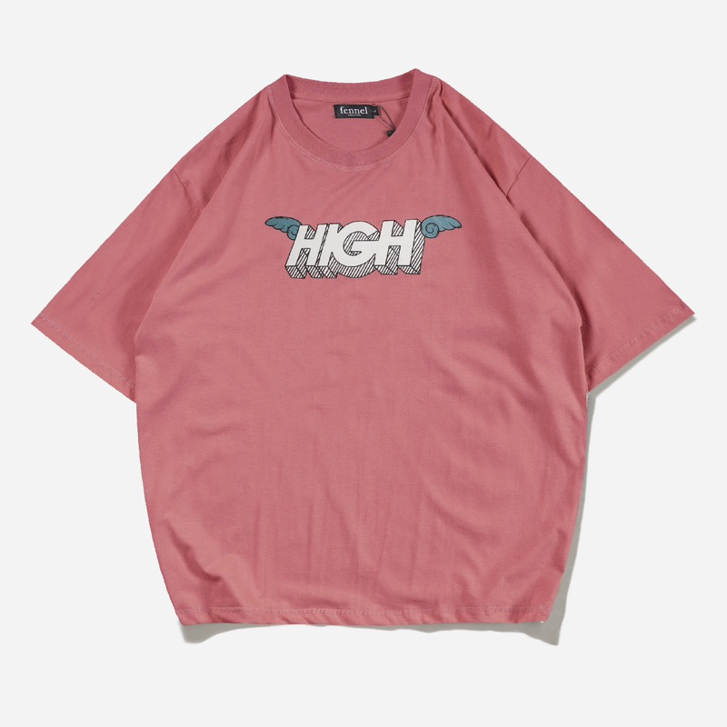 [N01234] T-shirt Oversized Distro Motif - HIGH - XXX