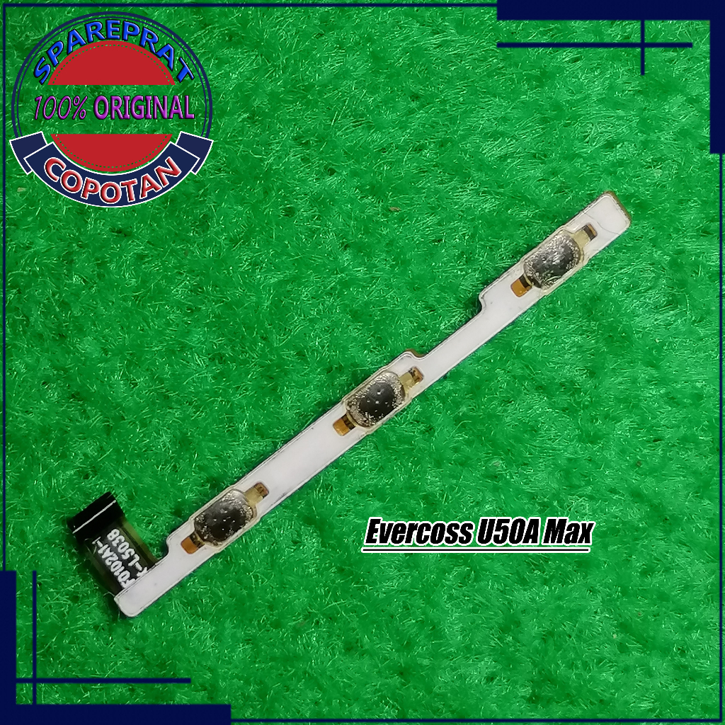 Evercoss U50a max fleksibel flexible tombol power on off dan volume copotan