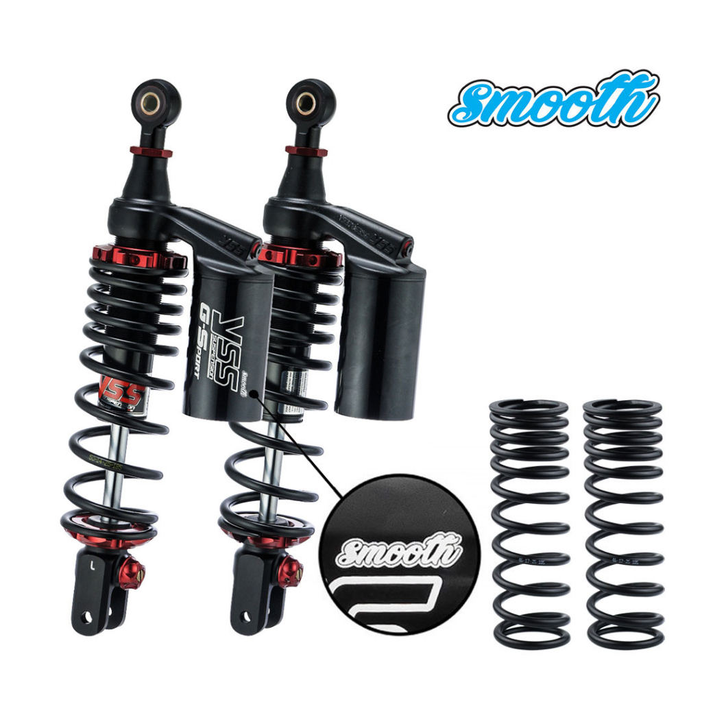 Shock YSS Nmax old 335mm YSS G-Sport Smooth   Black Series Shock breaker Nmax lama