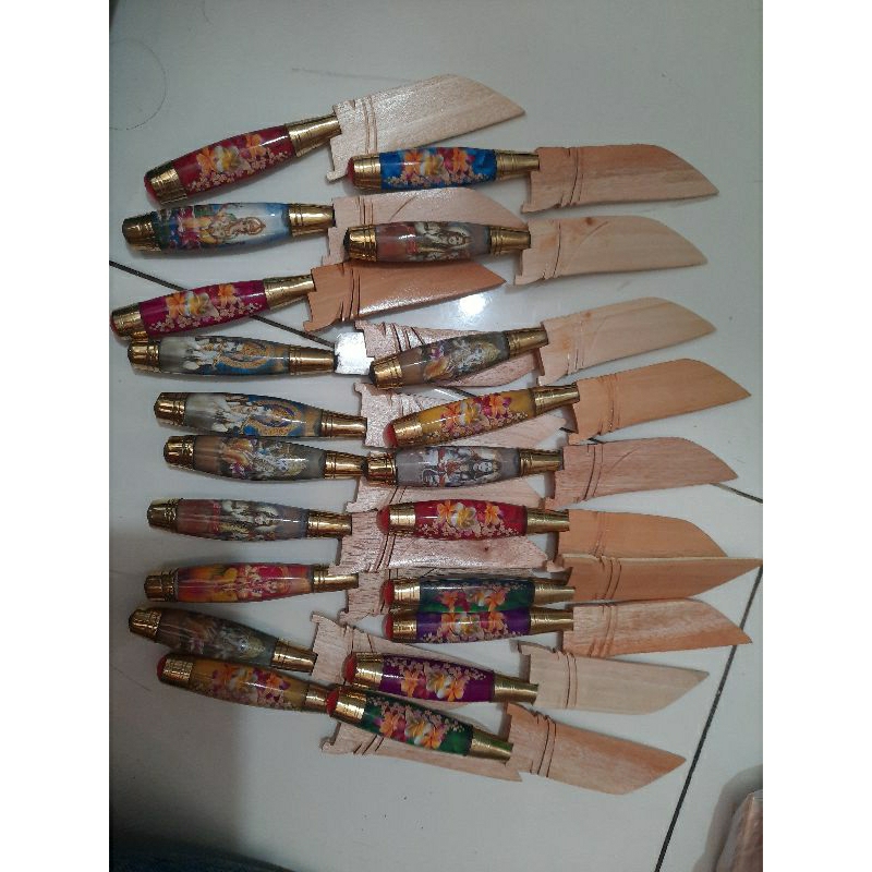 TIUK FIBER BALI/TIUK TOESAN/PISAU DAPUR/TIUK MOTIF