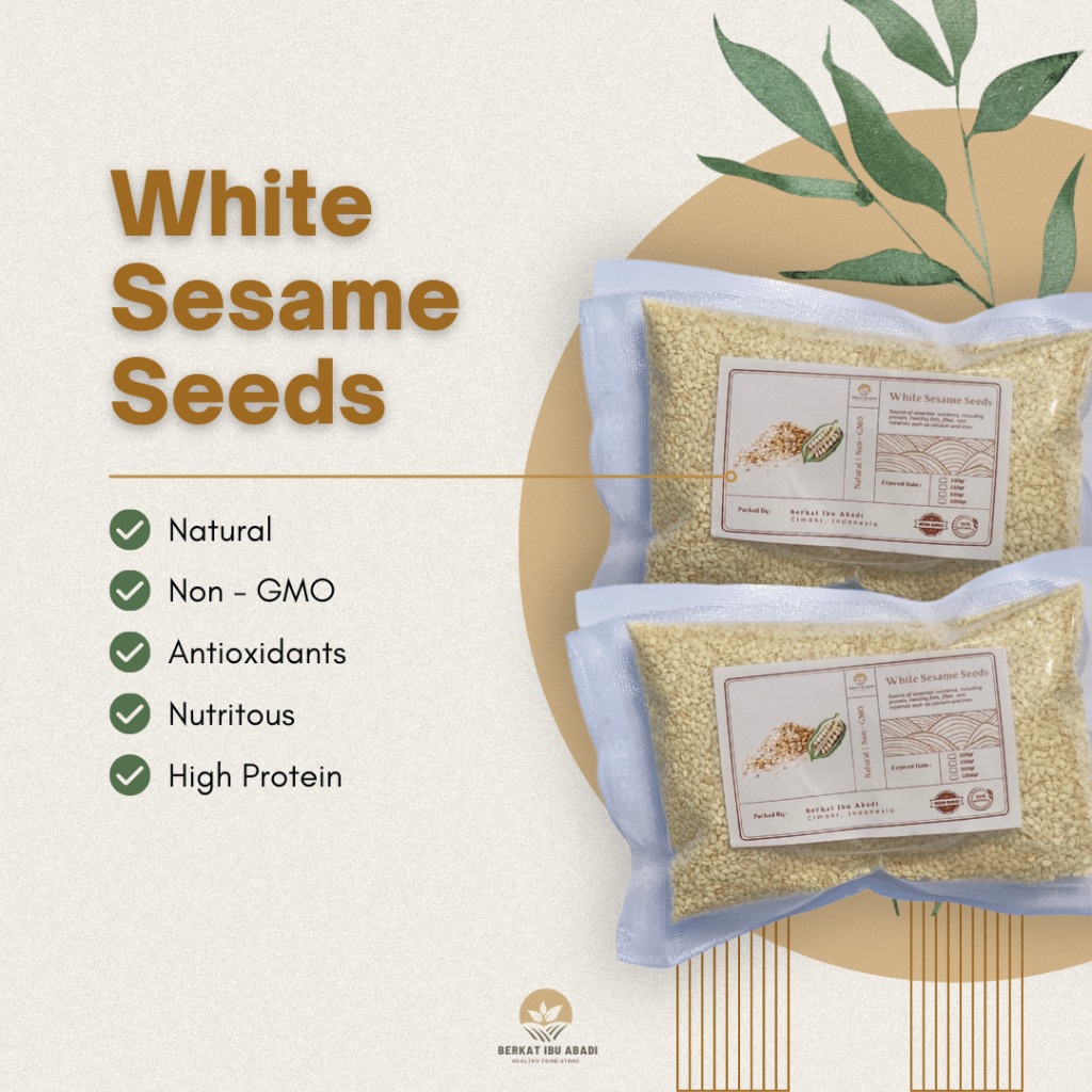 

White Sesame Seeds / Wijen Putih 1kg