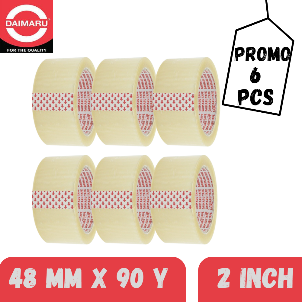 

(6 PCS) DAIMARU LAKBAN / ISOLASI BENING 2 INCH 48 mm x 9 yard