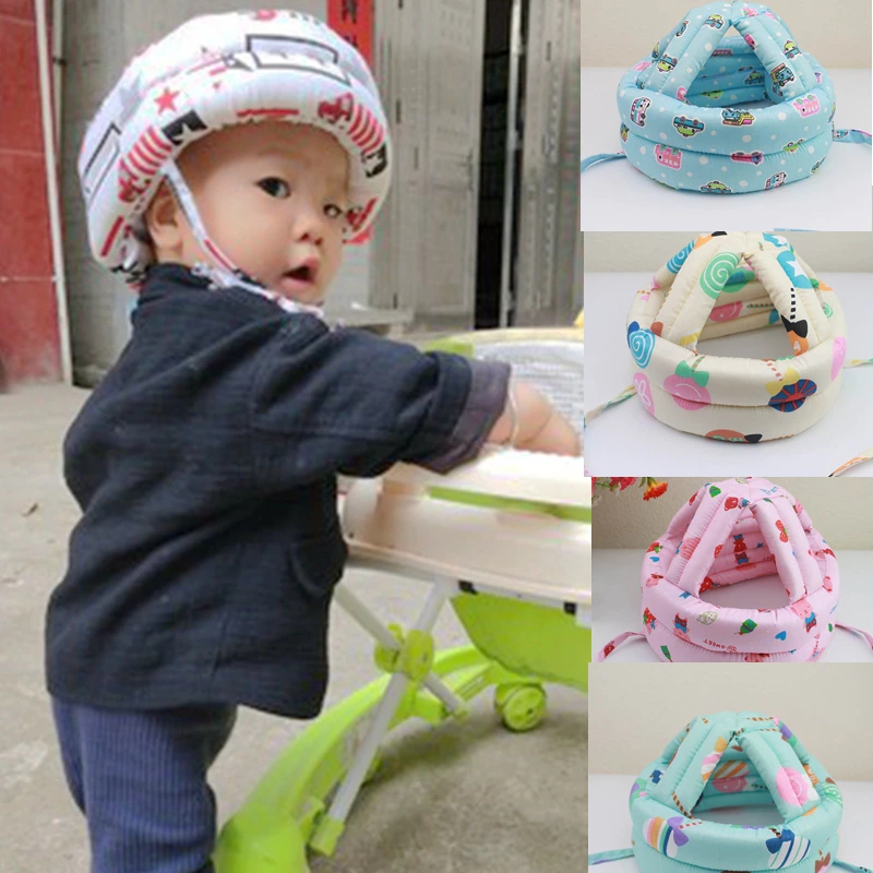 2Pcs Lebih Murah Topi Helm Pelindung Kepala Bayi Anti Bentur Lucu Baby Head Protector Safety-Vegasus Store(COD)