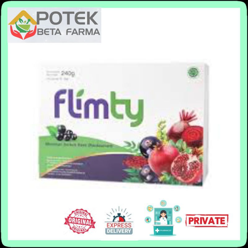 Flimty Fiber / Diet Sehat / Box isi 16