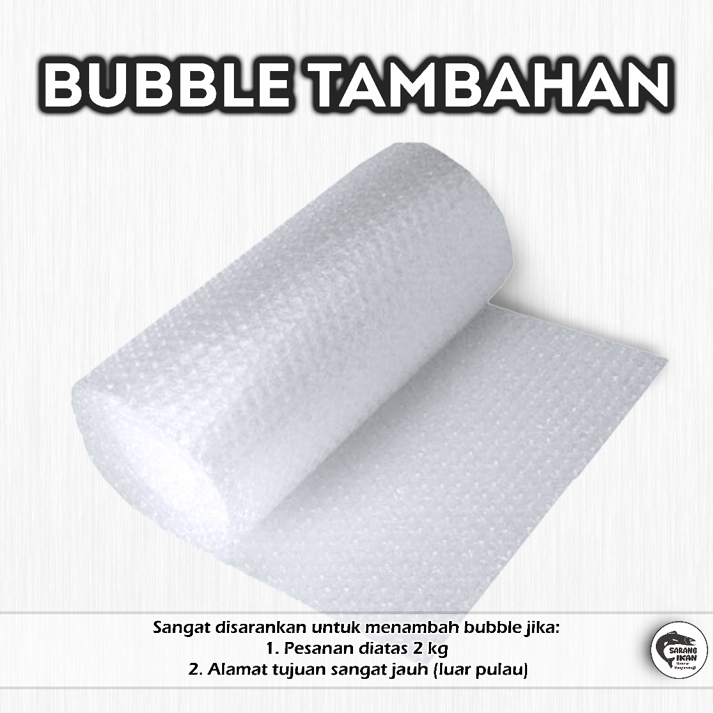 

BUBBLE WRAP TAMBAHAN UNTUK KEAMANAN EKSTRA