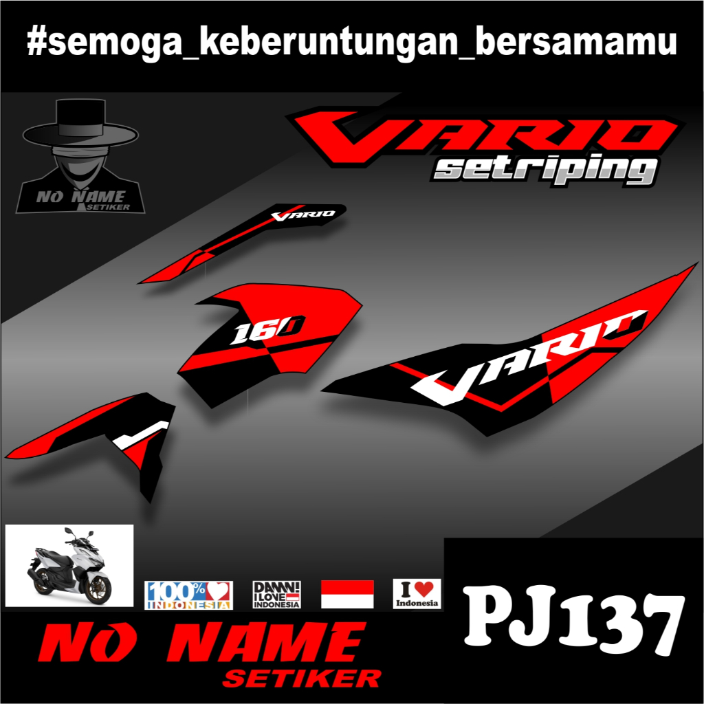 Striping vario 160 (PJ137) 2022 terbaru stiker stiker setiker