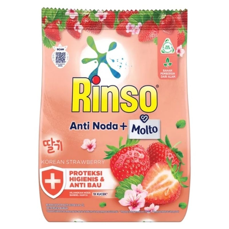 RINSO Molto Detergen Bubuk Korean Strawberry 700gr