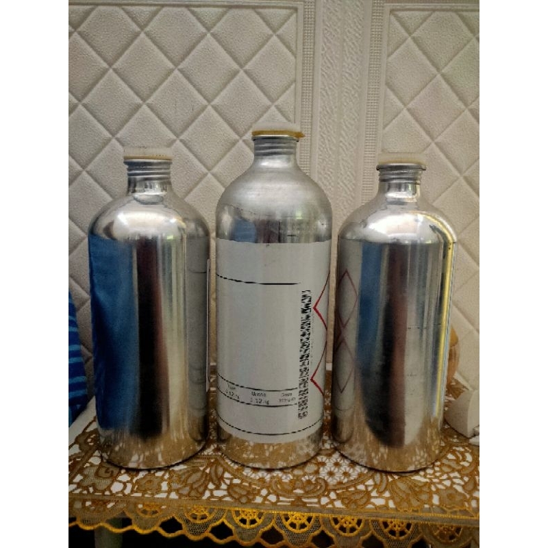 BOTOL ALUMUNIUM//RANDOM//BOTOL BEKAS PARFUM//BOTOL KALENG KOSONG//
