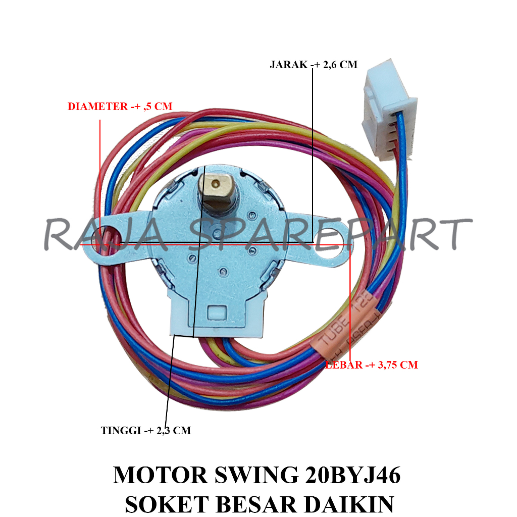 MOTOR SWING 2-BYJ46 SOKET BESAR DAIKIN