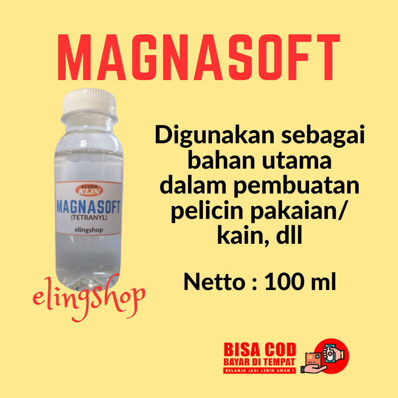 Magnasoft Magna Soft Pelicin Setrika Pakaian Baju Laundry Kemasan 100 ml