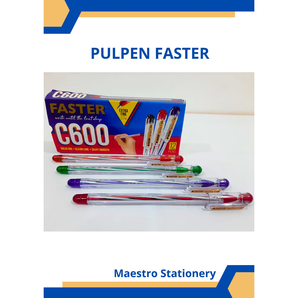 

Pulpen Pen Faster C600 / Ballpoint Bolpen