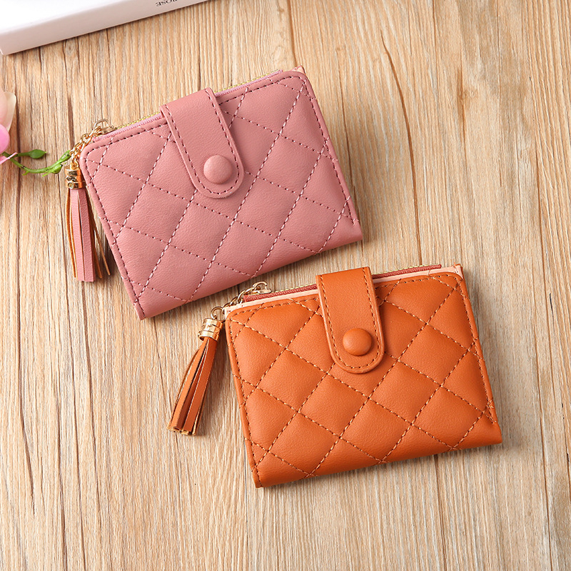 ASIN829 Dompet Wanita Sederhana Dompet Lipat Wanita 2061 Dompet Wanita Fashion Korea Hadiah Dompet Gadis