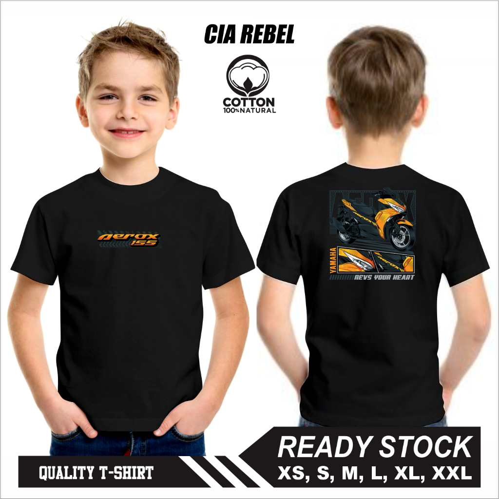 Kaos Baju Anak Racing Yamaha Aerox155