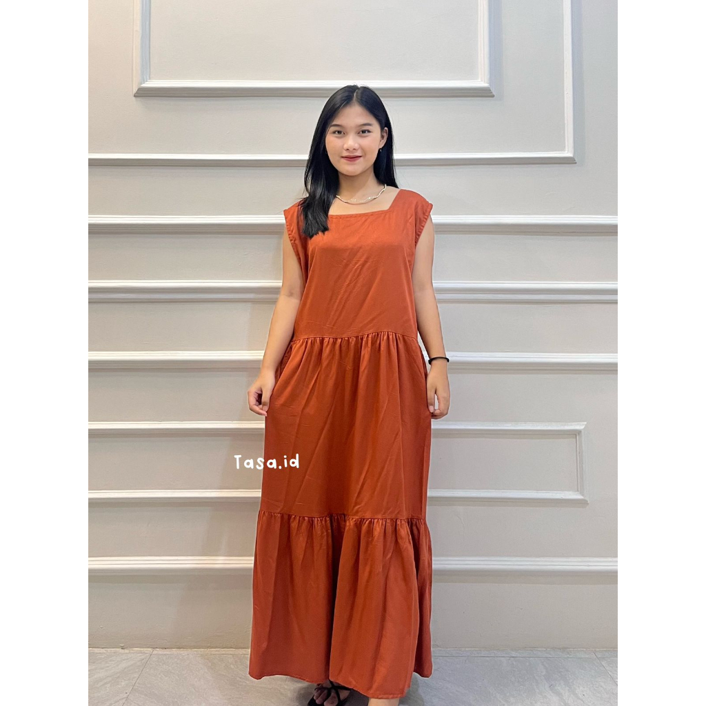 Midi Dress Rayon