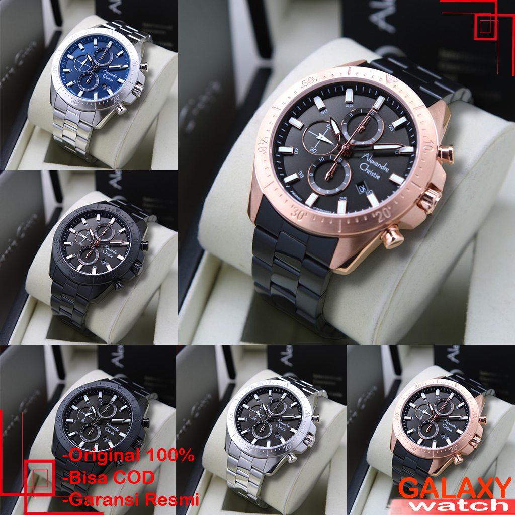 ALEXANDRE CHRISTIE JAM TANGAN PRIA JAM TANGAN AC PRIA JAM TANGAN ALEXANDER CHRISTIE PRIA ORIGINAL GA